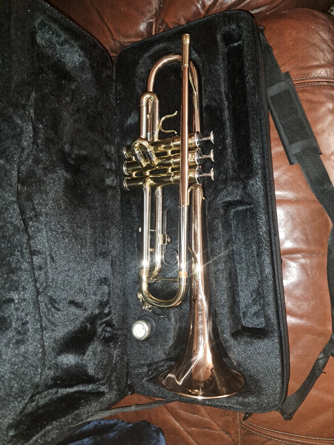 Trumpet with carrying case - photo 2