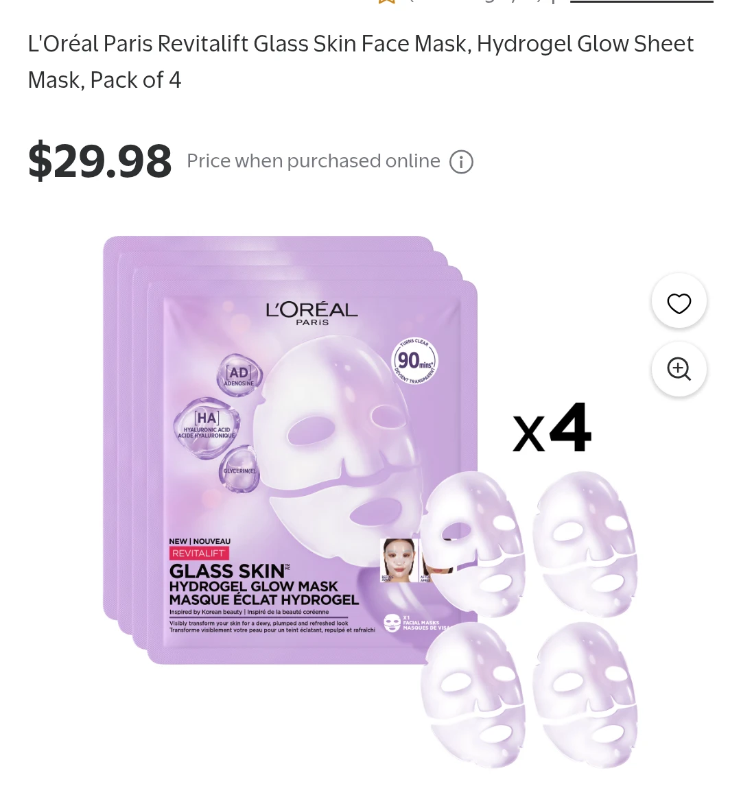 L'Oreal Glass Skin Mask Sheet
