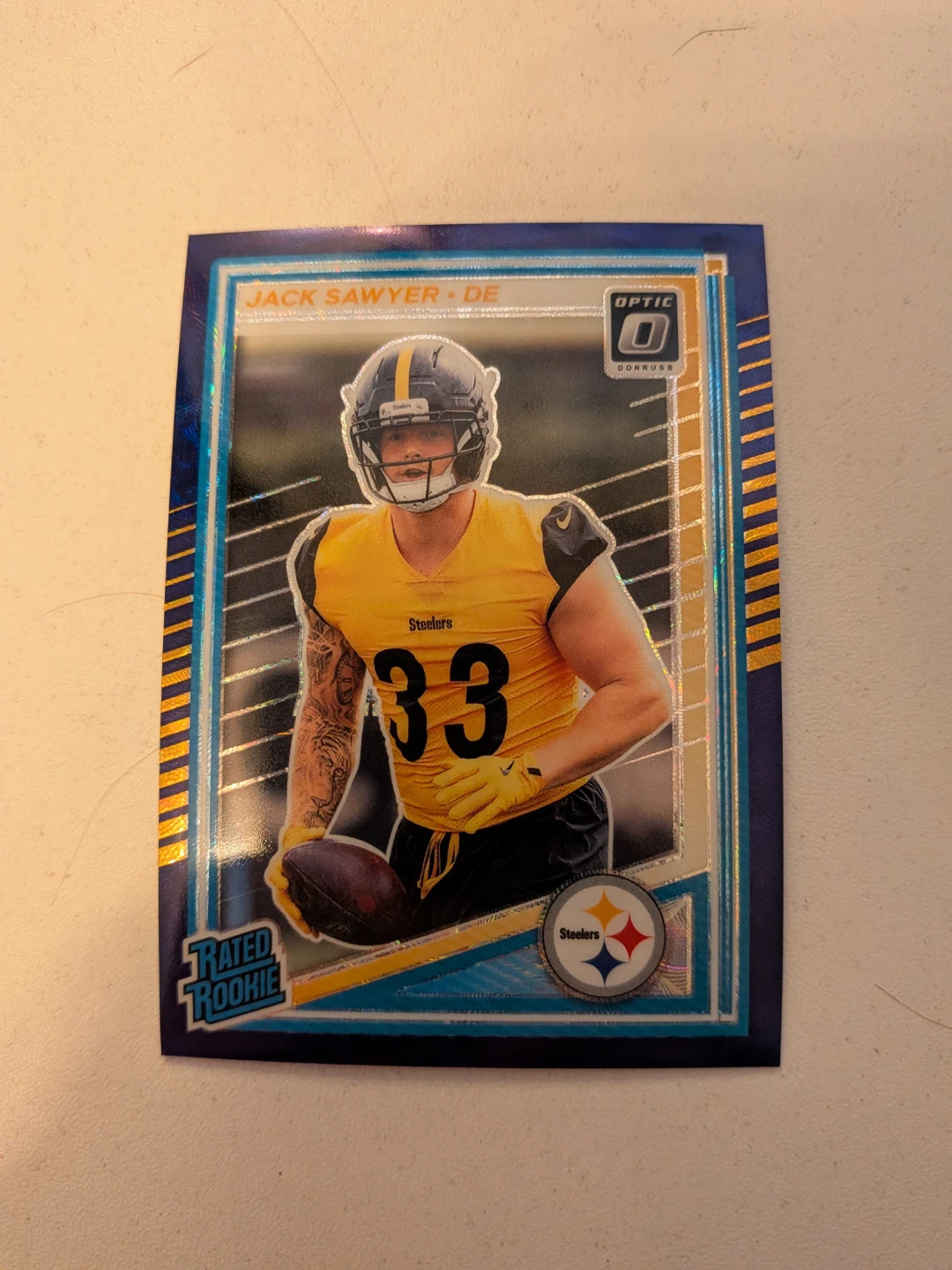 Donruss Optic Jack Sawyer Rated Rookie Card - photo 3
