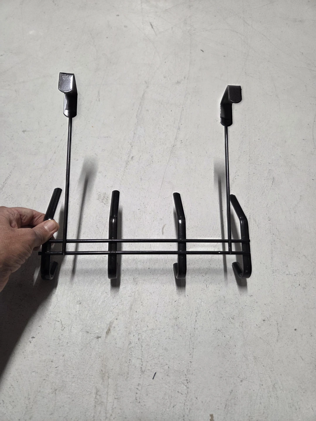 Black Over-the-Door Coat Rack - photo 5