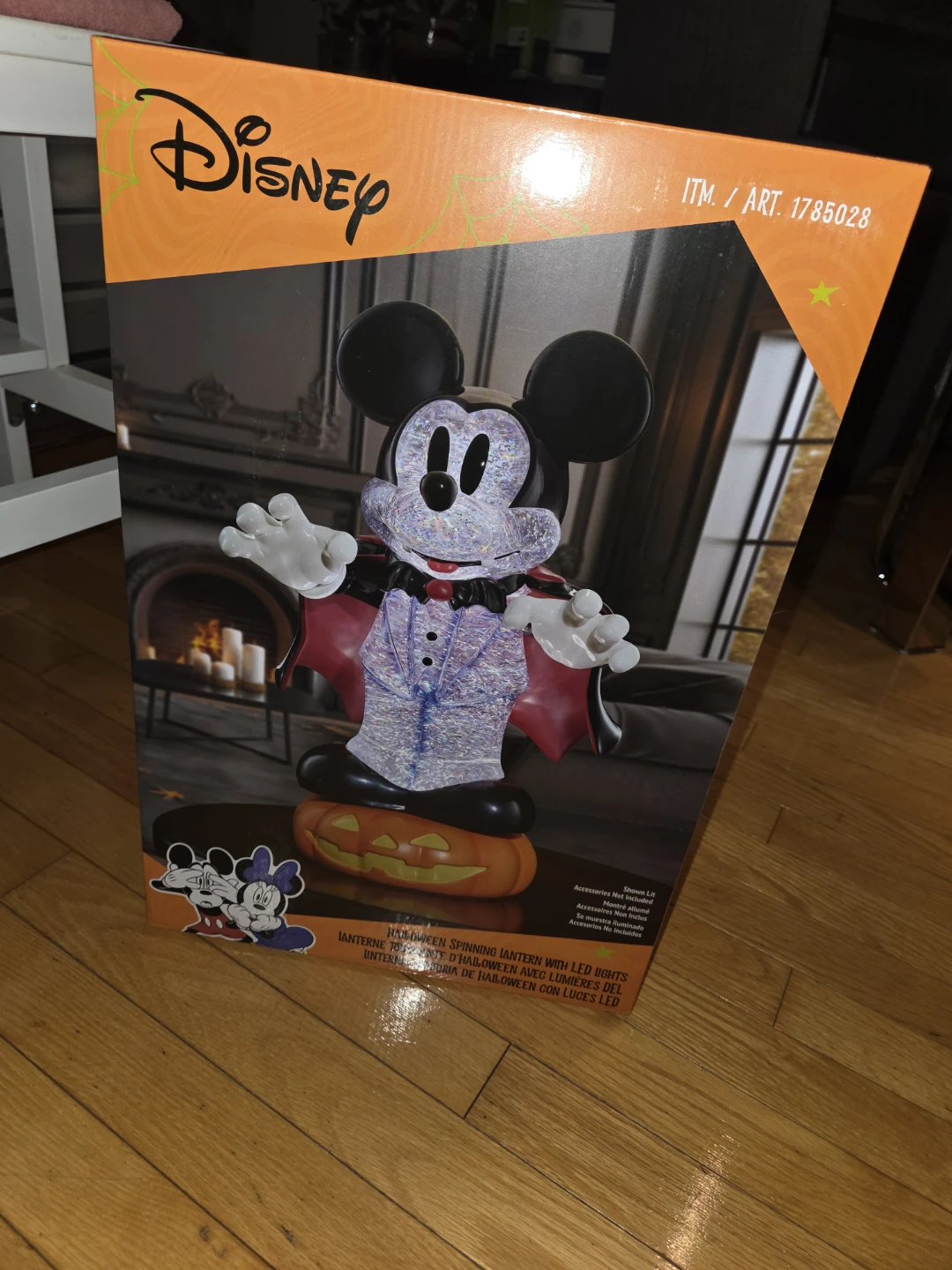 Disney Halloween Mickey Mouse Spinning Lantern - photo 5