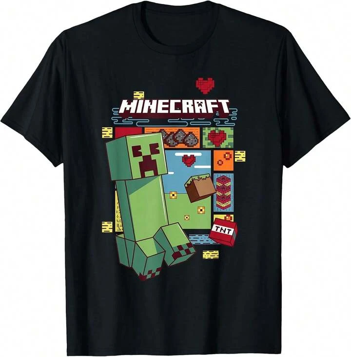 Minecraft Creeper Graphic T-Shirt