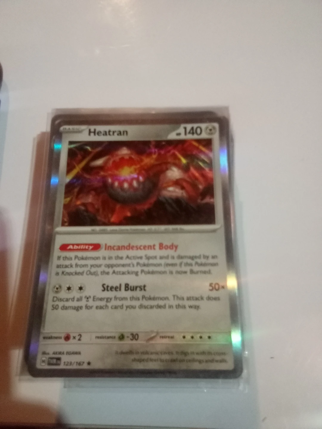 Heatran Pokemon Trading Card