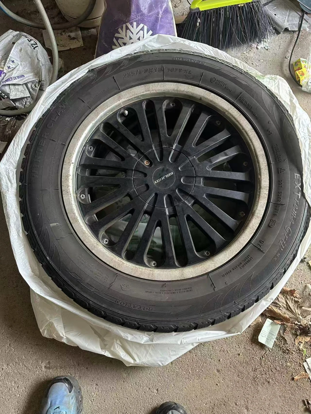 4 Falken Winter Claw Tires 235/60R18