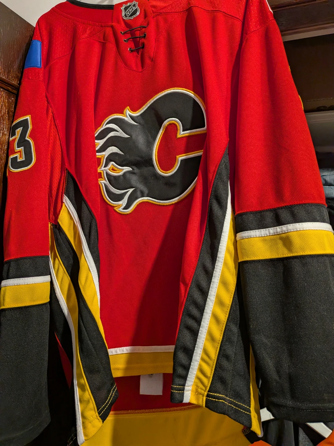 Calgary Flames Monahan Adidas Hockey Jersey - photo 2