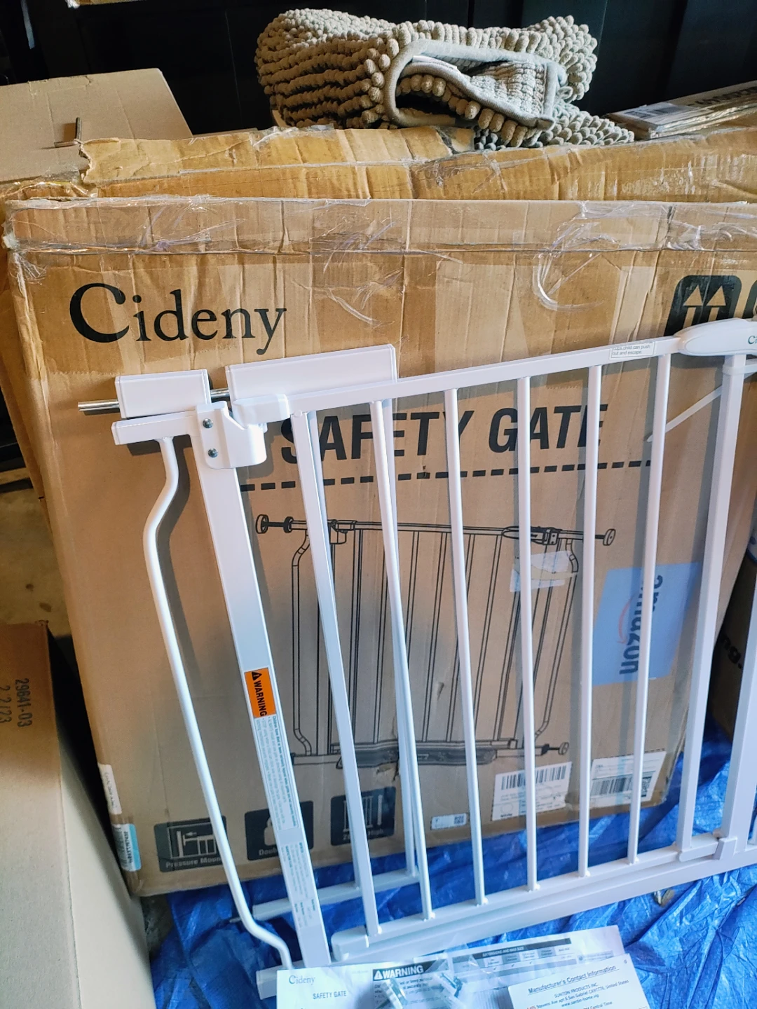Cideny Baby Gate No Drilling, 29"-40" Auto Close - photo 4