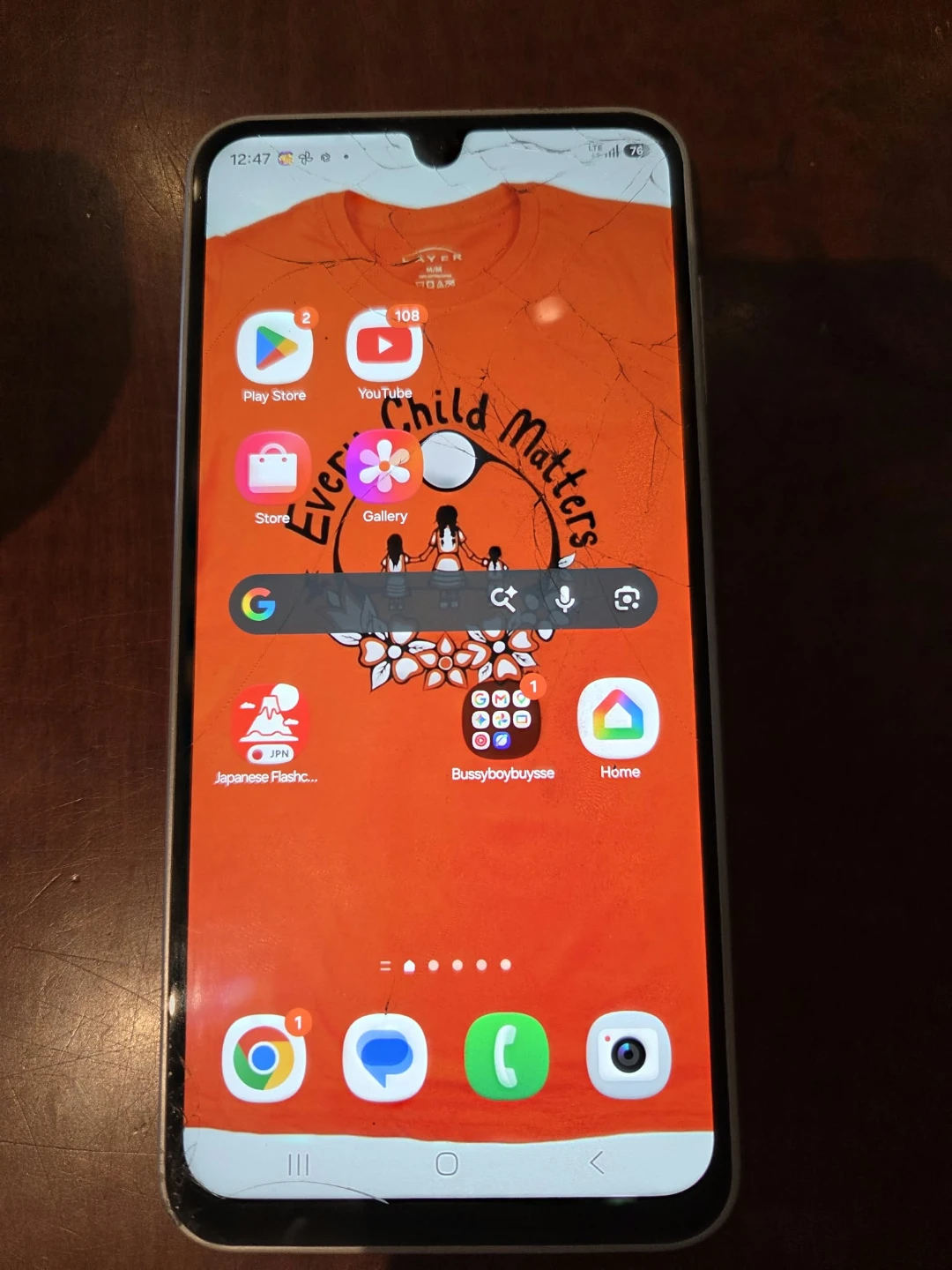 Samsung Galaxy A16 128GB Smartphone cracked screen but working - photo 2