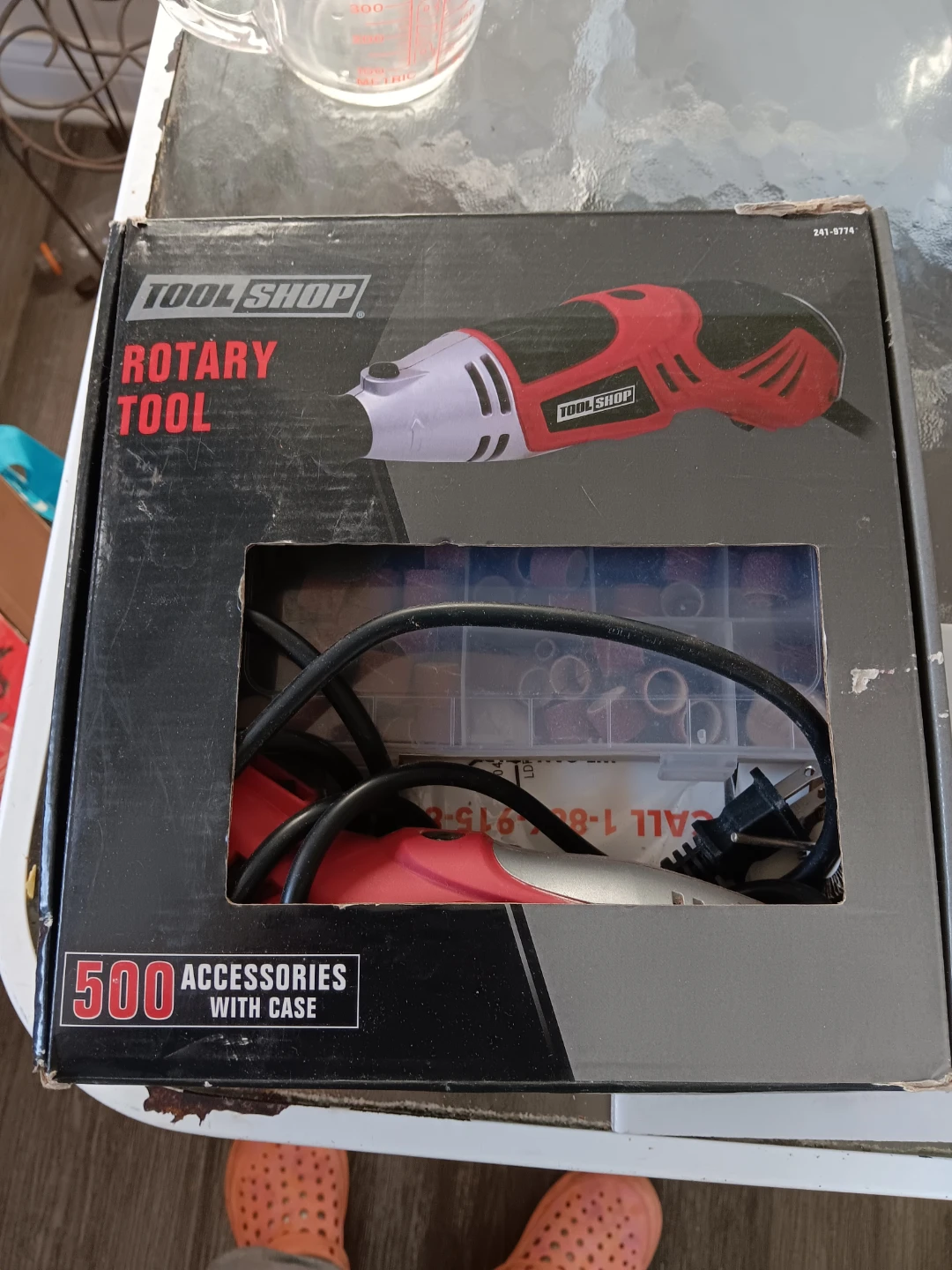 Tool Shop Rotary Tool with 500 Accessories