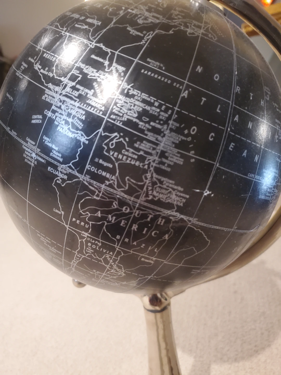 Decorative black and silver globe - photo 5