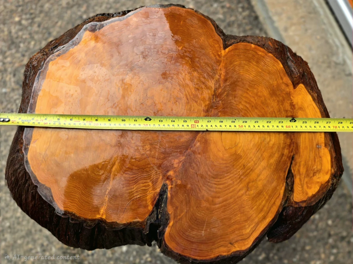 Live Edge Wooden side table
