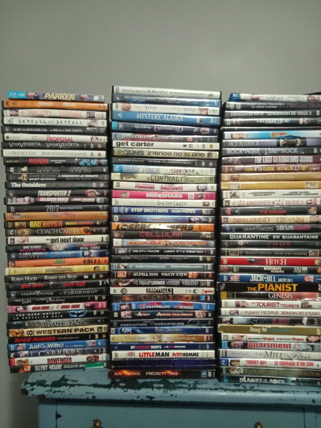 107 dvd movies! Only $30