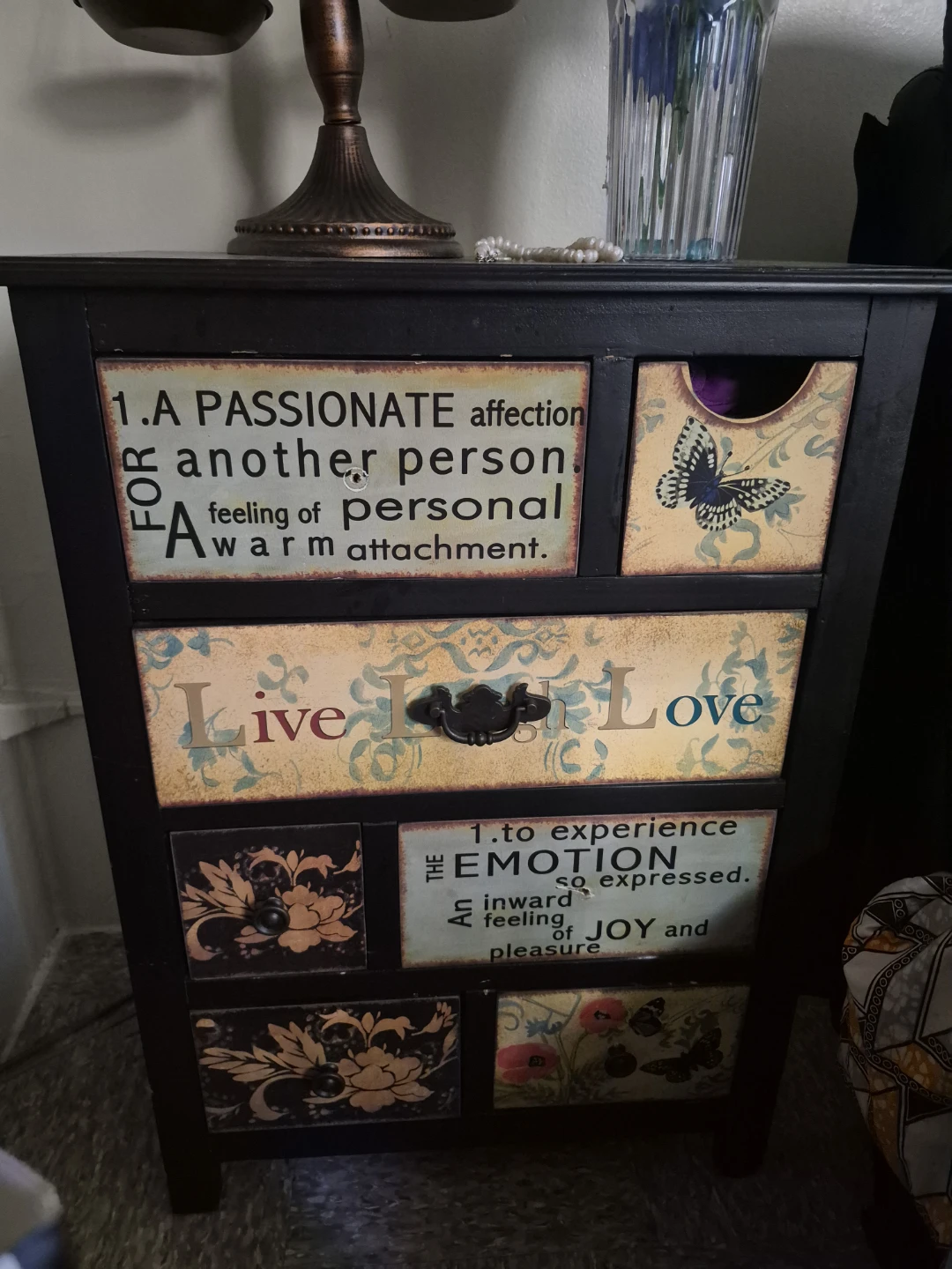 Decorative Multi-Drawer Wooden Accent Cabinet