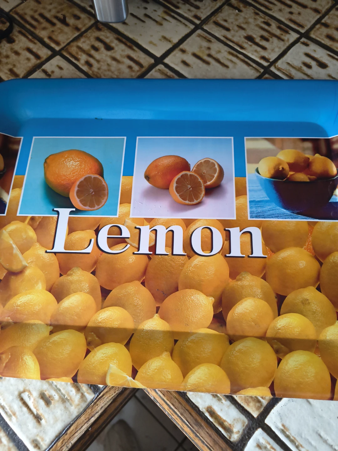 Lemon Pattern Serving Tray - photo 2