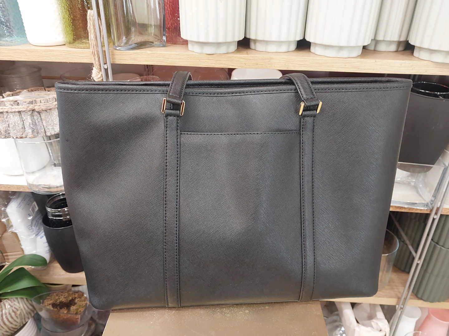 Michael Kors Black Saffiano Leather Tote Bag - photo 2