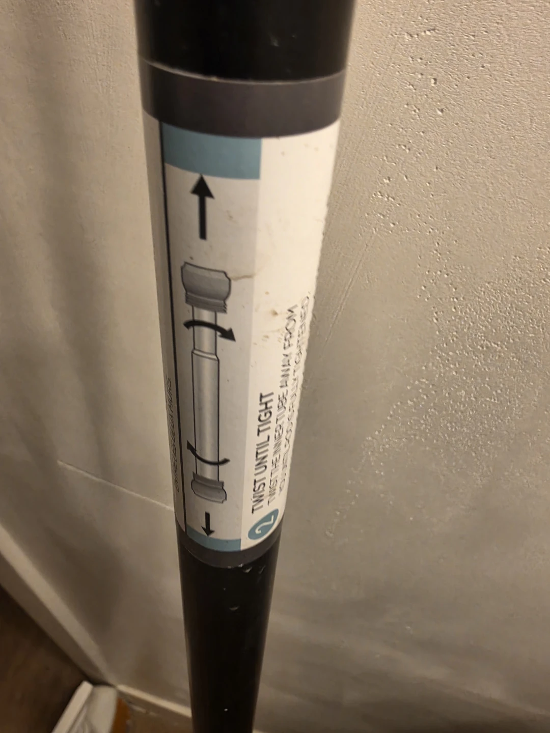 Black Tension Shower Curtain Rod - photo 3