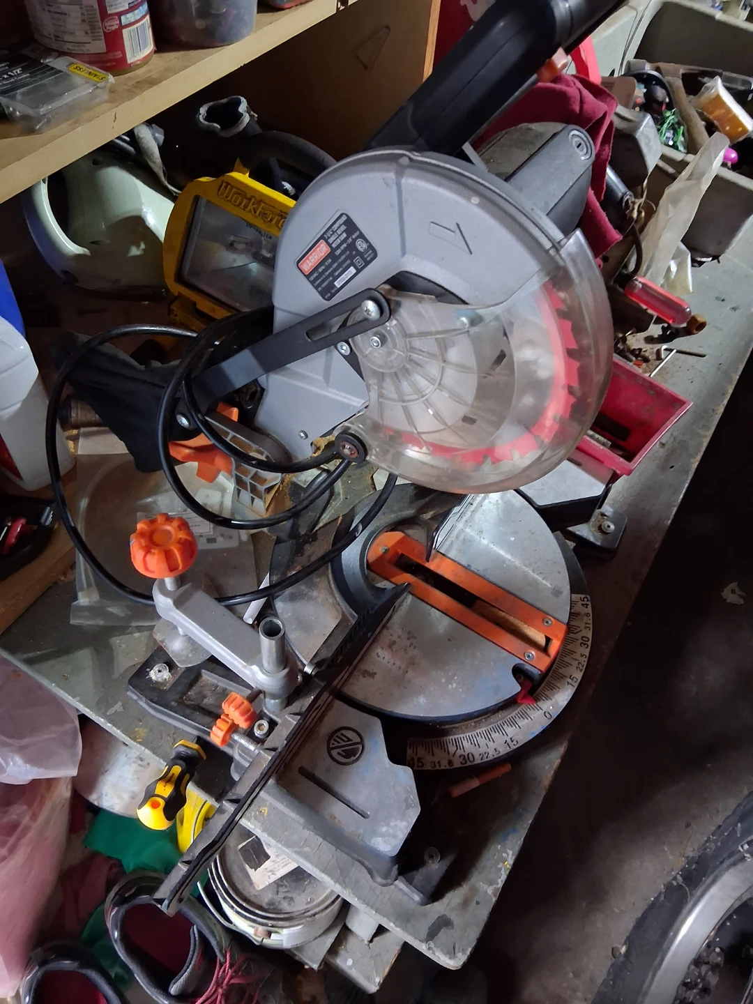 Warrior 7-1/4 inch Compound Single Bevel Miter Saw