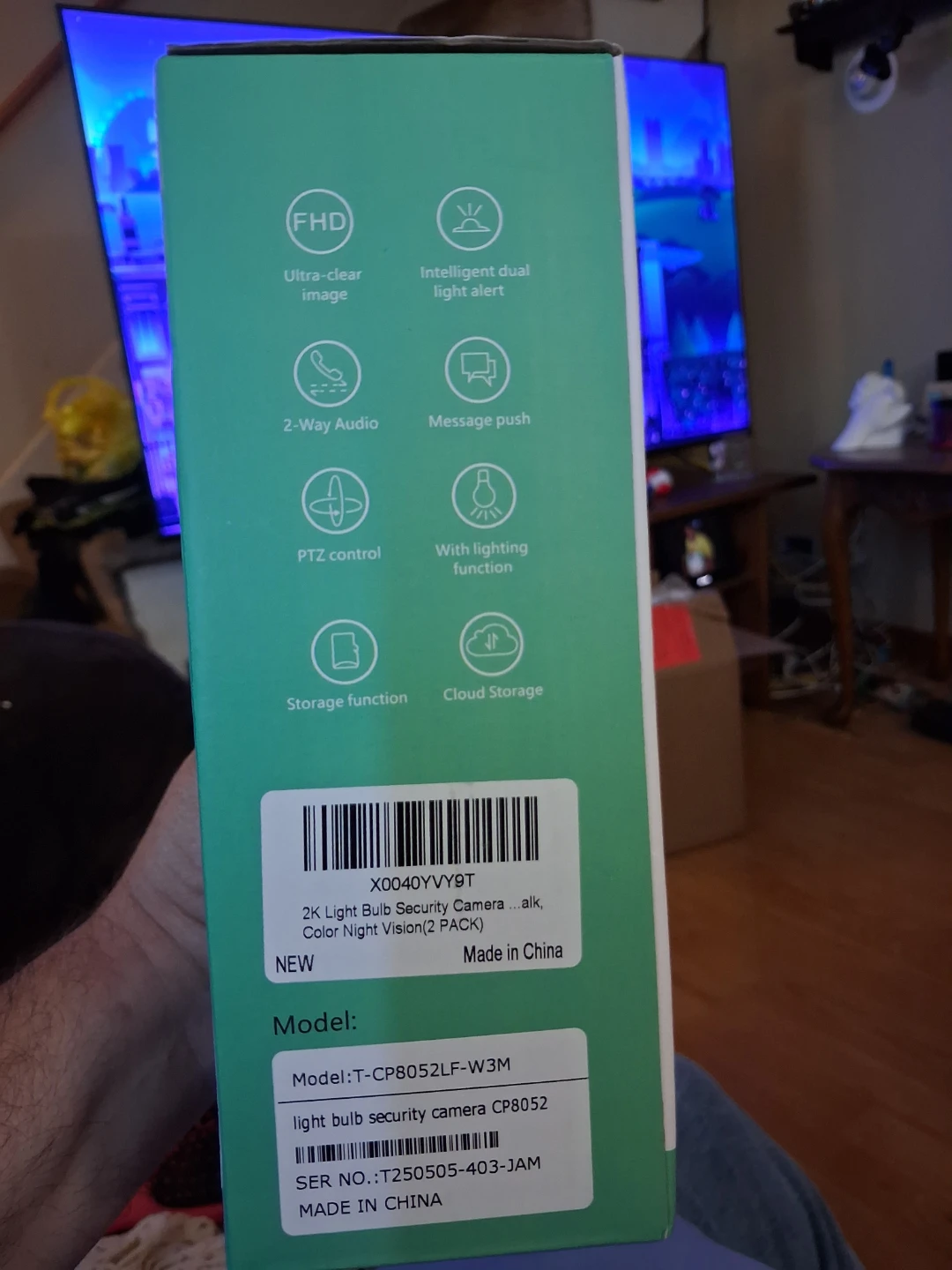 2K WiFi Light Bulb Security Camera 2-Pack - photo 2