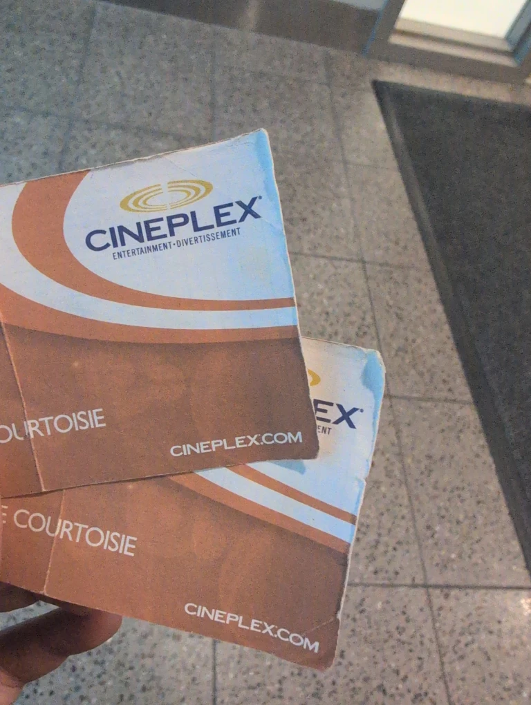 Cineplex High End Movie Tickets (DBOX , 4DX etc)