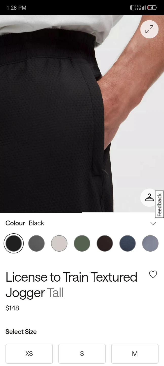 License to Train Textured Jogger Tall - Black Size Large - photo 3