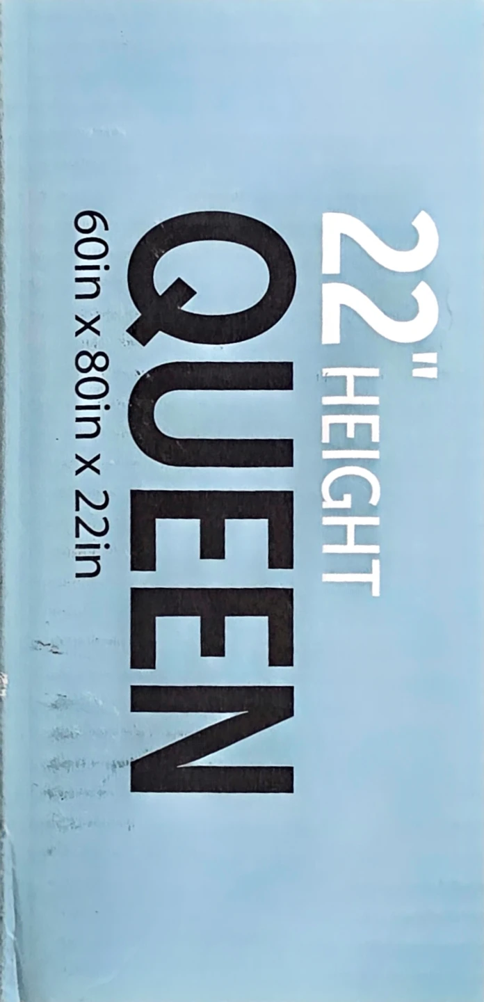 Queen-Size Air Mattress with Built-in Electric Pump – Grey - photo 5