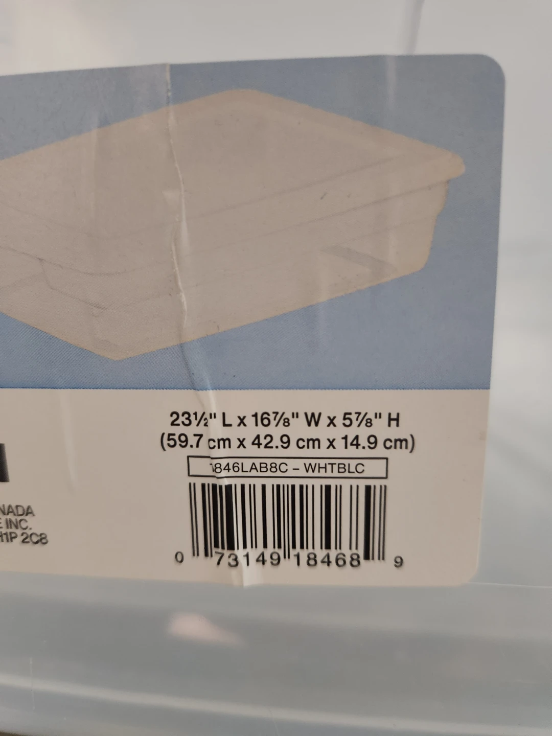 Sterilite 28 Qt Clear Storage Bin - photo 4