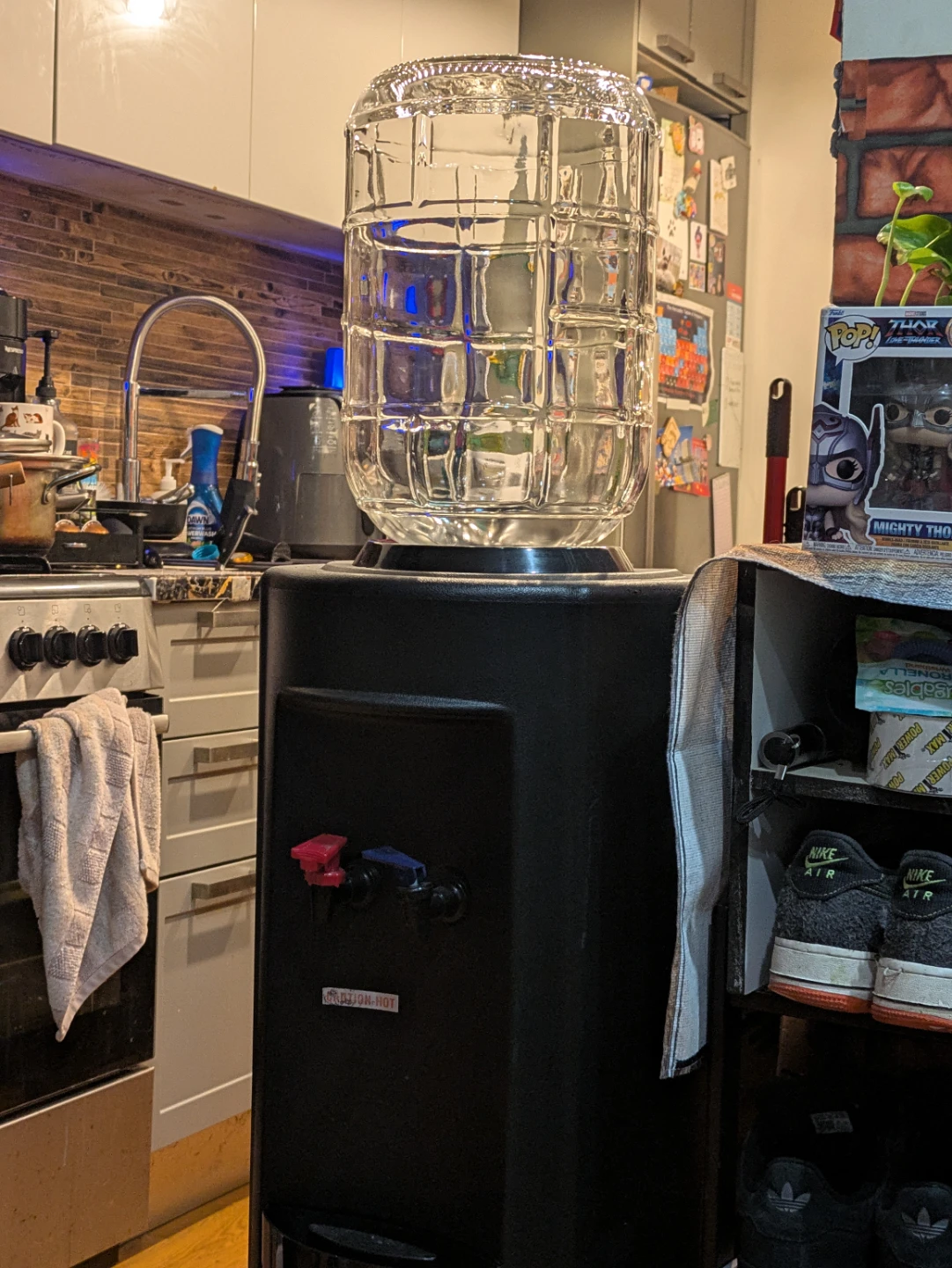 Black Standing Water Cooler Dispenser - photo 4