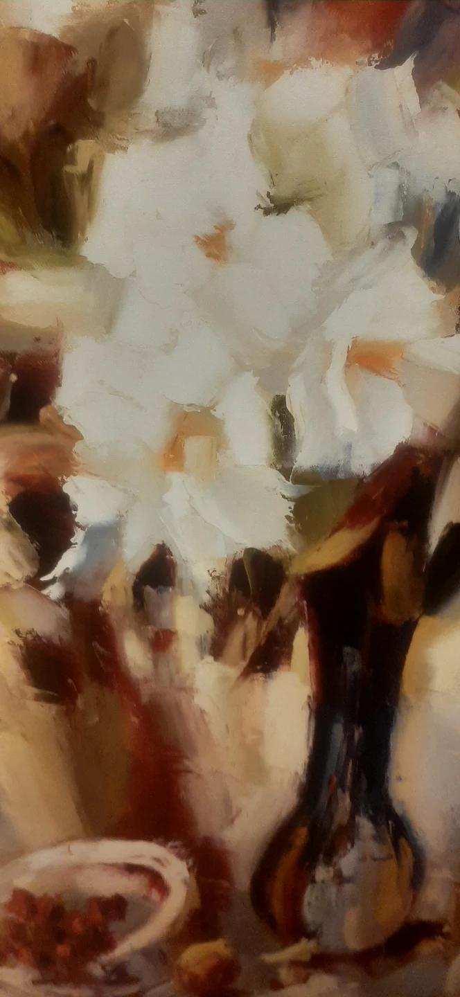 Abstract Floral Canvas Wall Art - photo 2