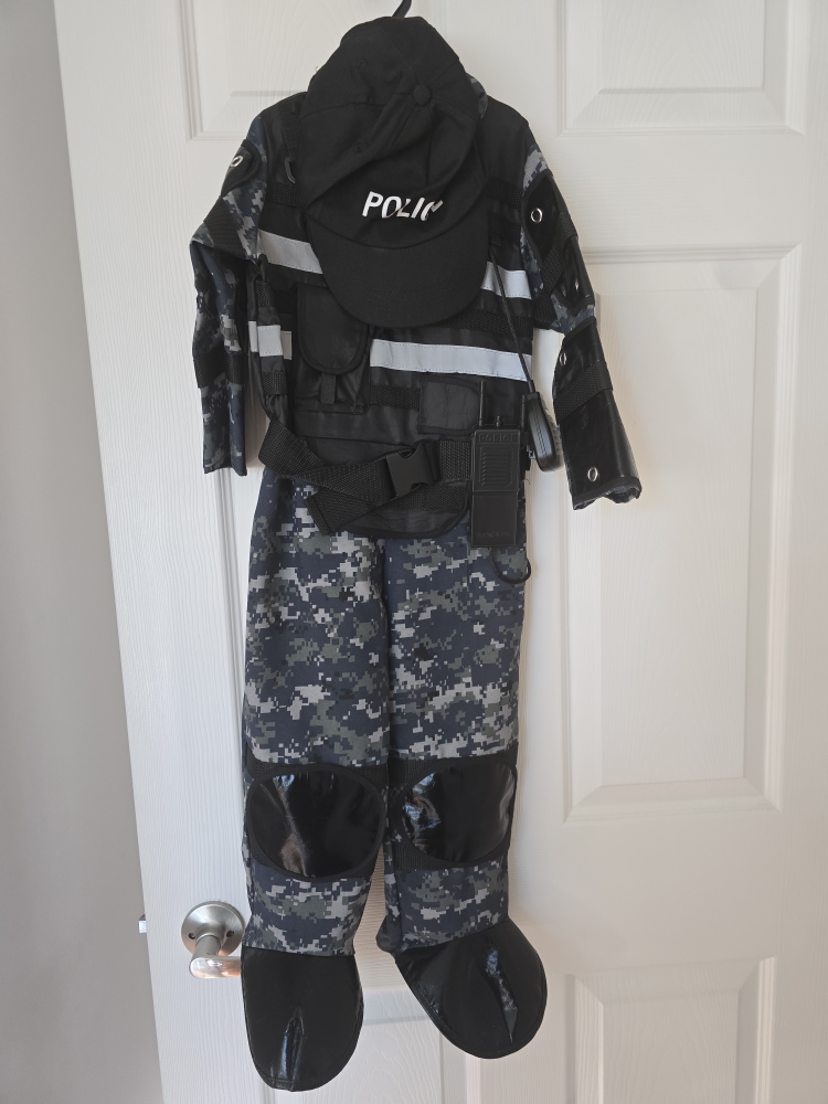 Kids Police Officer Costume Set size 3-4