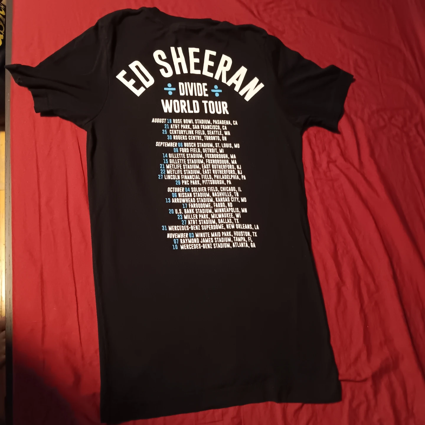 Ed Sheeran Divide World Tour T-Shirt - photo 5