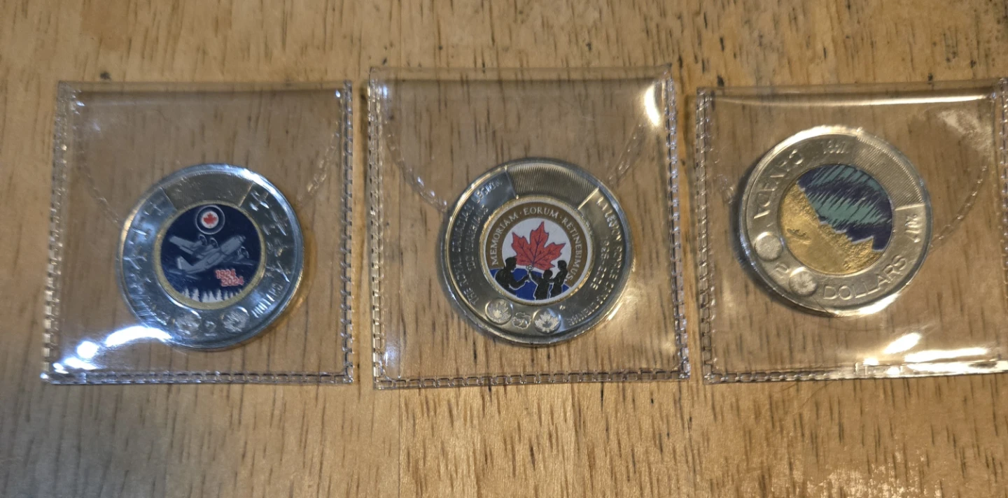 Collection of 14 Commemorative Canadian Coins