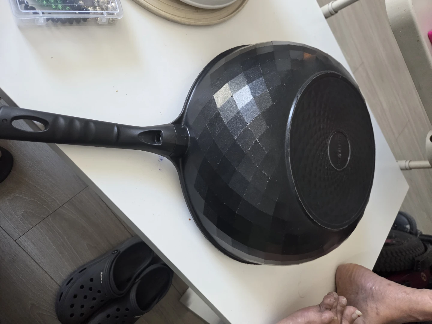 Black non-stick stir fry pan - photo 4