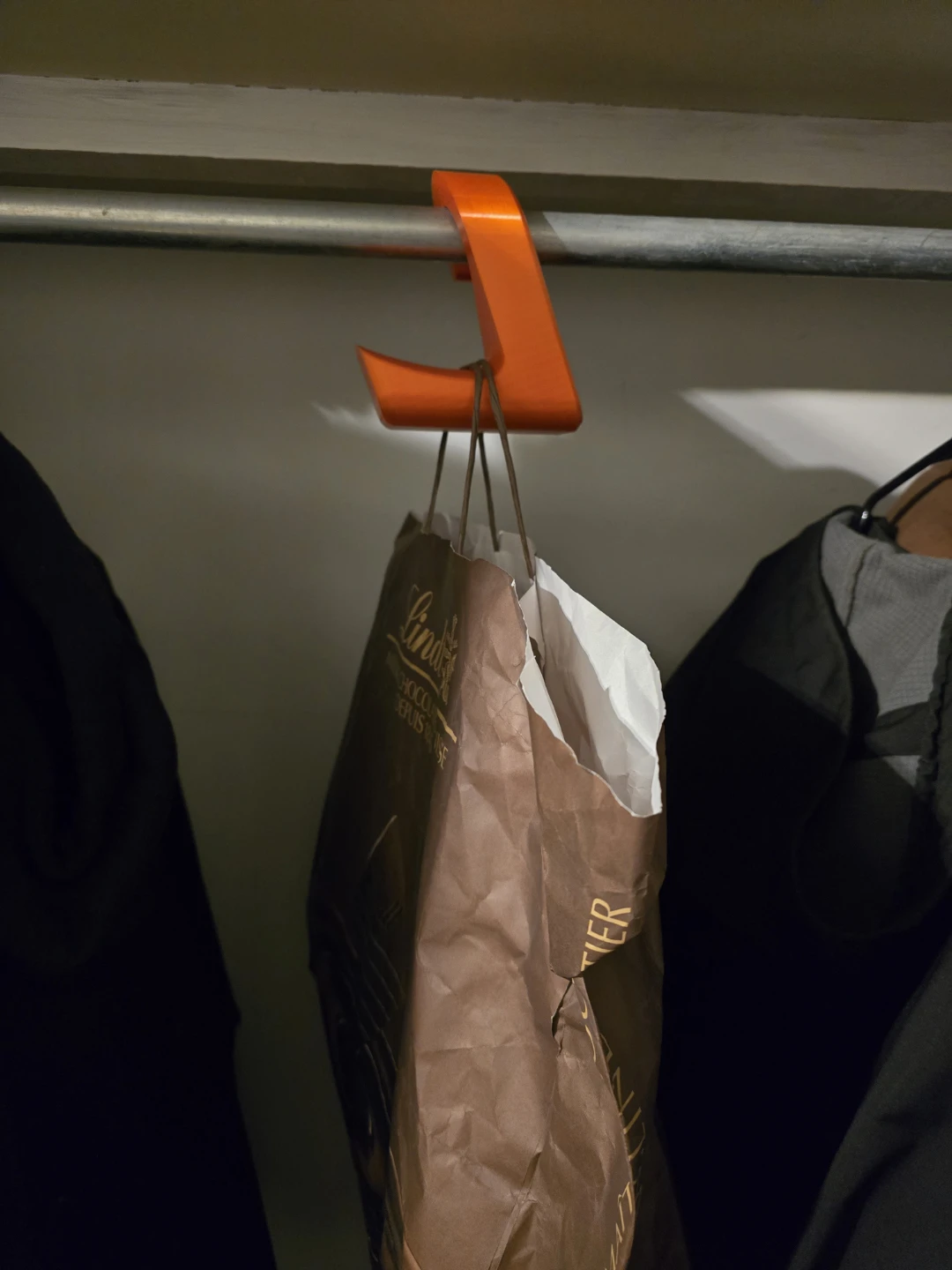 Orange closet gym bag hook - photo 2