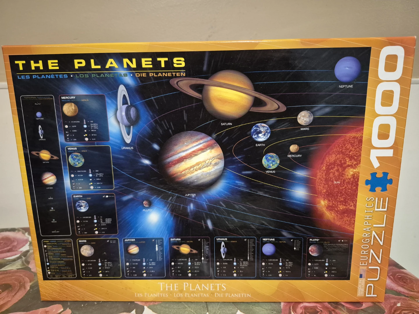 EuroGraphics The Planets 1000 Piece Jigsaw Puzzle