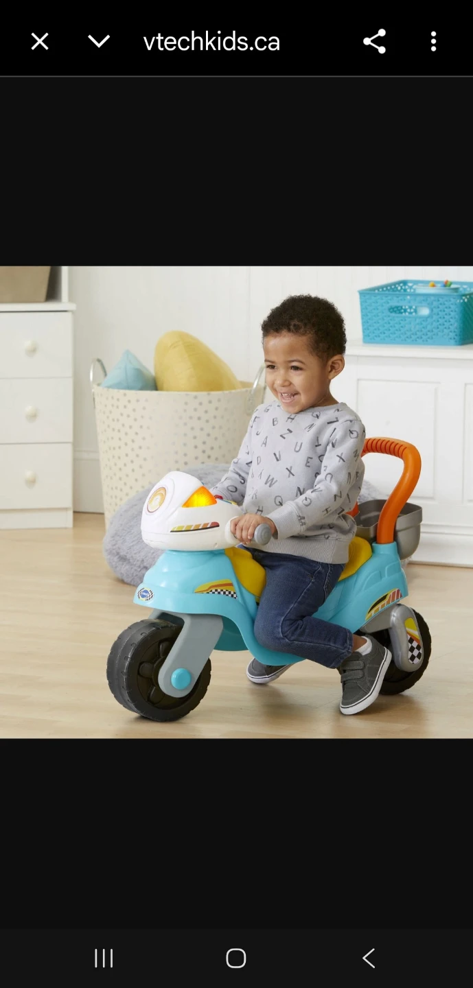 VTech 3-in-1 Step & Roll Motorbike - photo 4