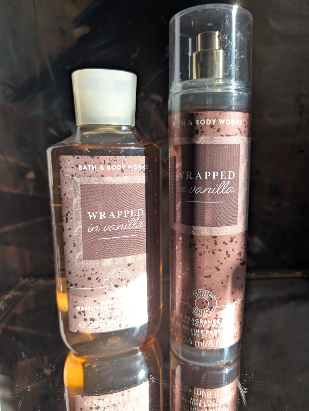 Wrapped in Vanilla set bath body works