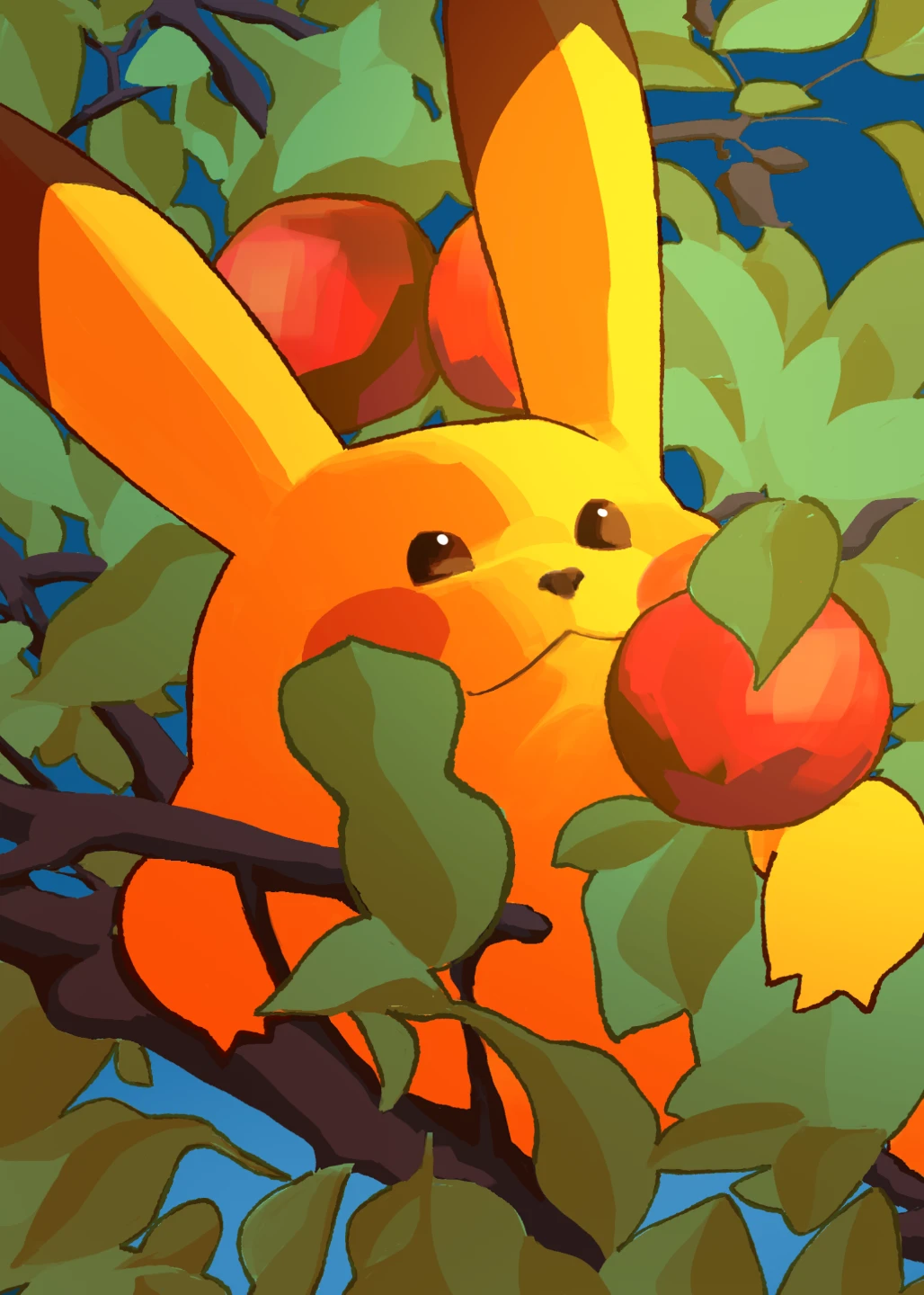 Pikachu 5 × 7 print