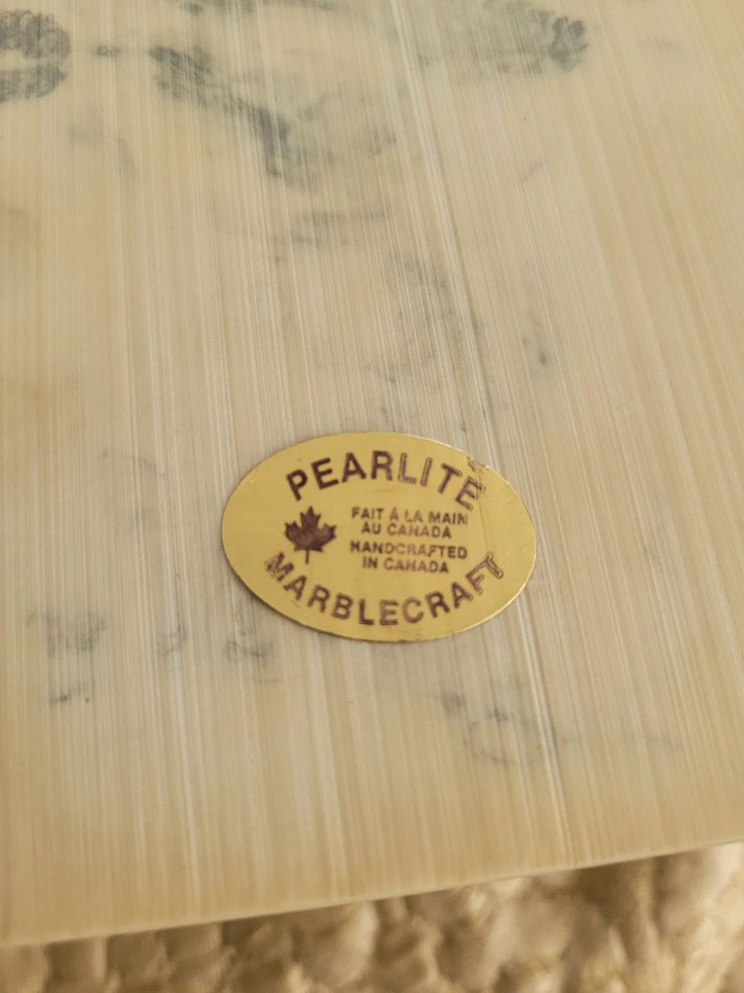 Pearlite Marblecraft Cribbage Board - photo 2