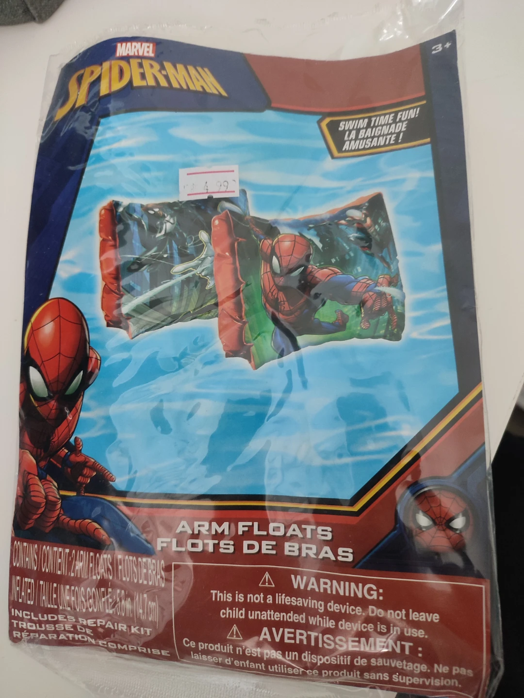 Marvel Spider-Man Arm Floats