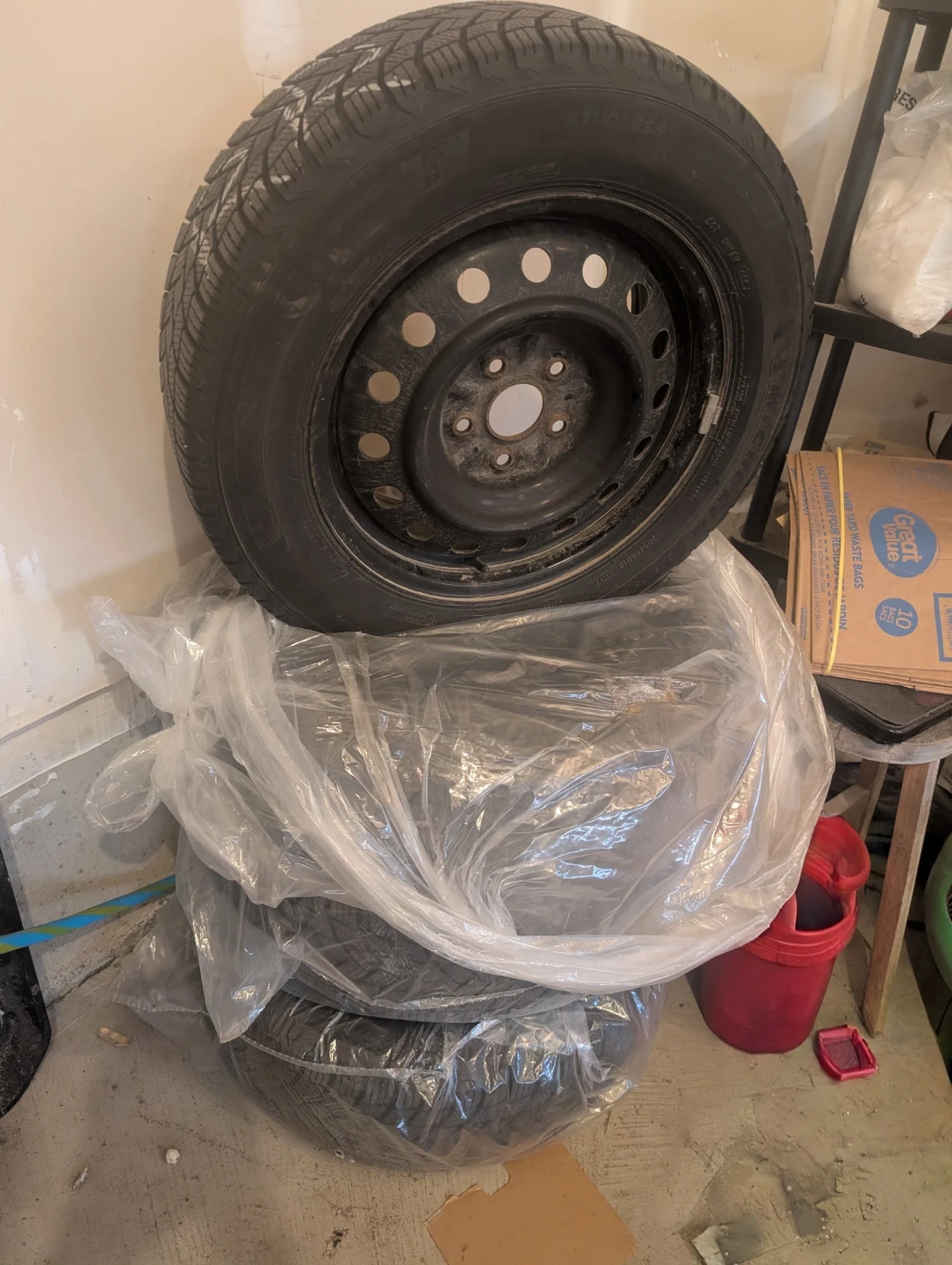 Set of 4 Michelin Winter Tires 205/55R16