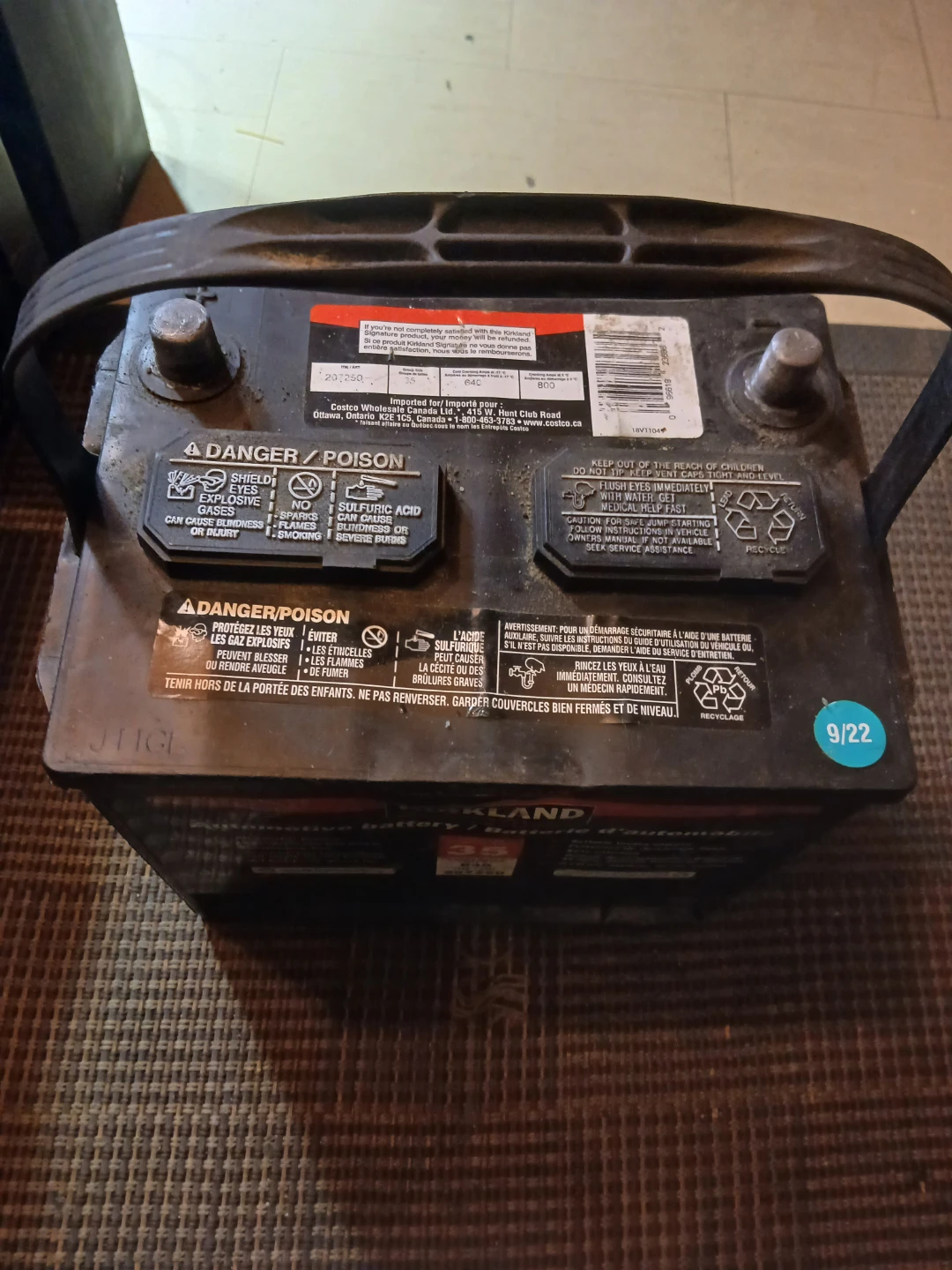 Kirkland Signature Group 35 Automotive Battery