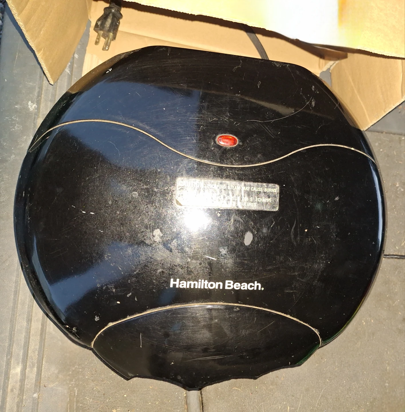 Hamilton Beach Indoor Grill (Kit Cat Club rescue)