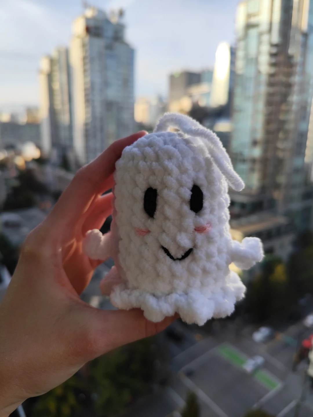 Handmade crochet ghost 👻