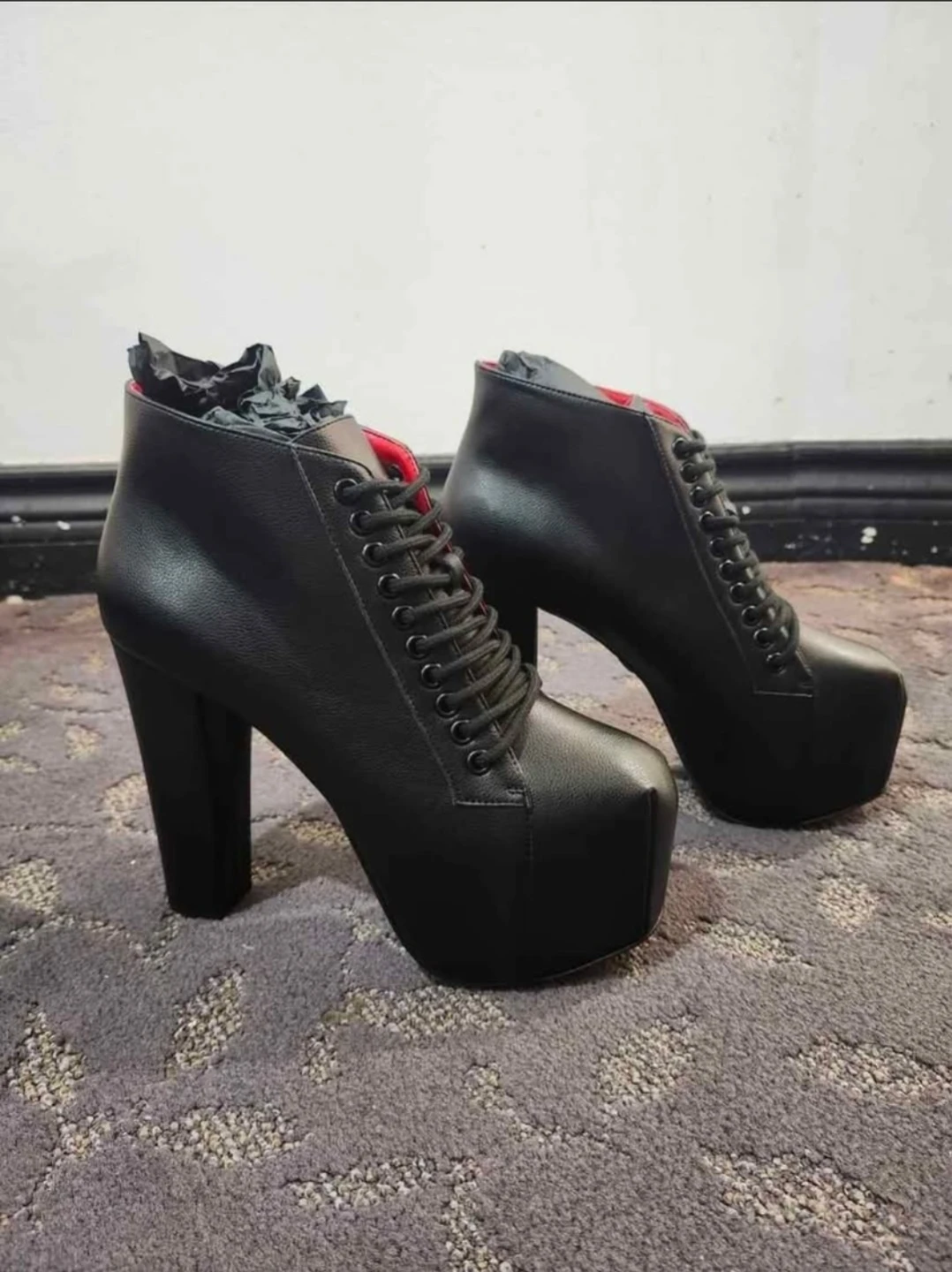 Kat Von D Trooper platforms heels