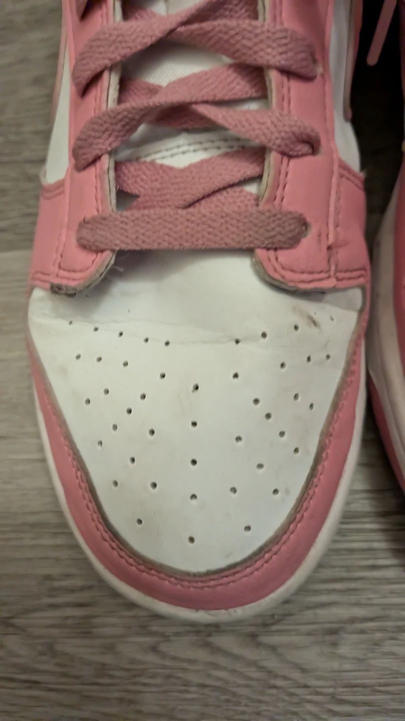 Nike Dunk Low Pink and White Sneakers  (Sold As Is) - photo 3