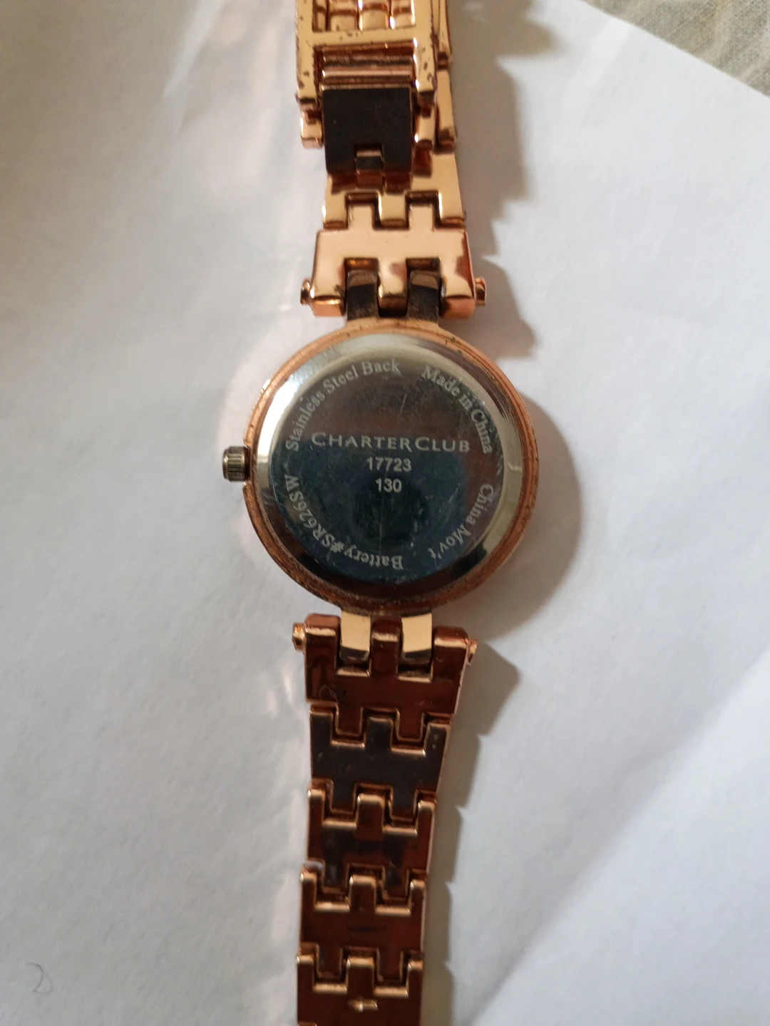 Charter Club Rose Gold Tone Women's Watch - photo 3