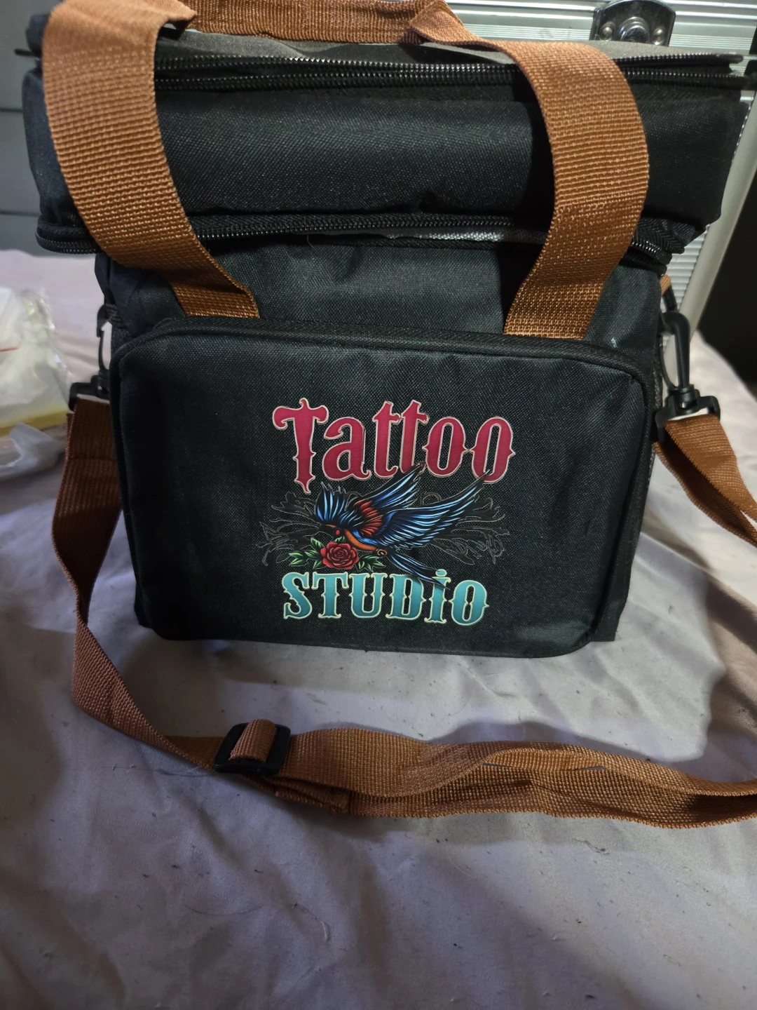Rusk Tattoo Equipment Carry Case and tattoo Supplies