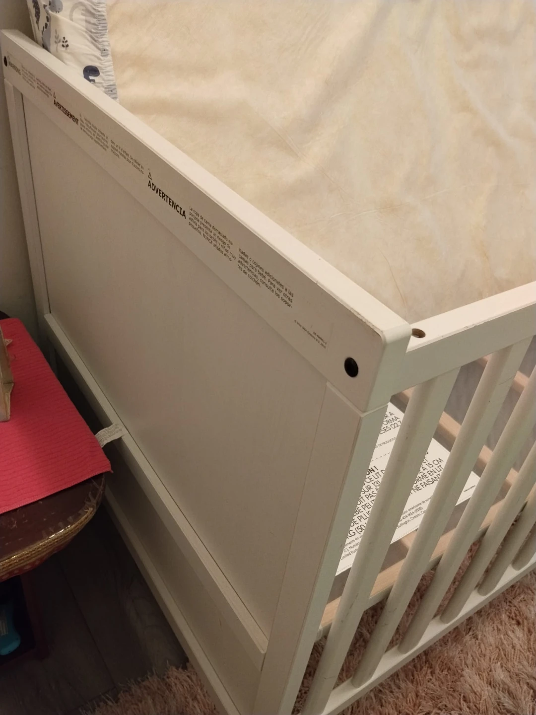 IKEA White Crib - photo 3