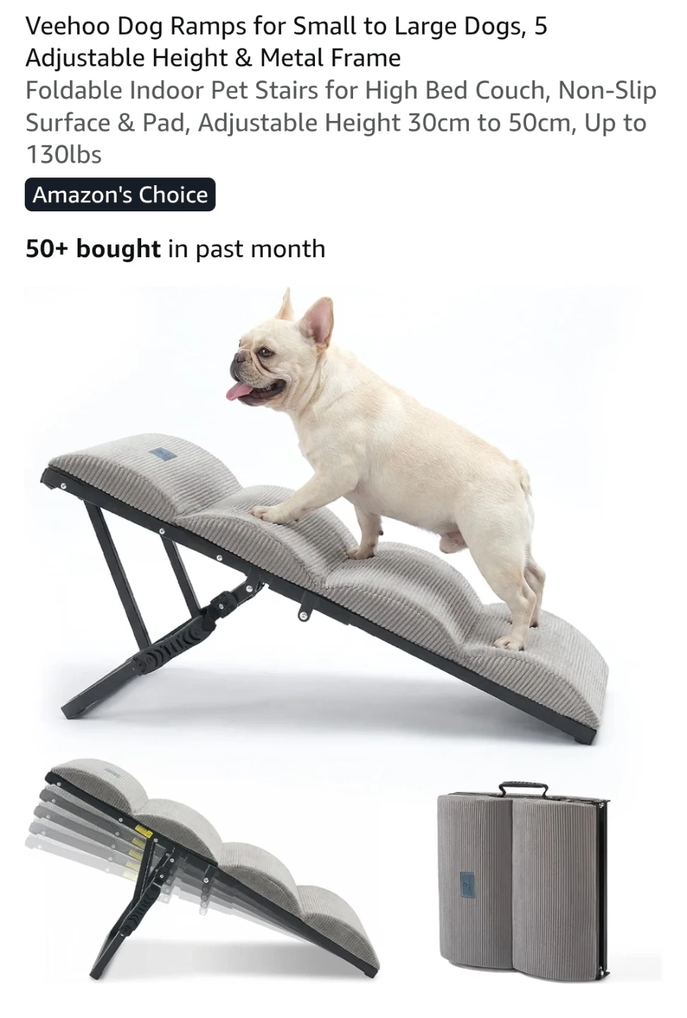 Veehoo Foldable Pet Ramp