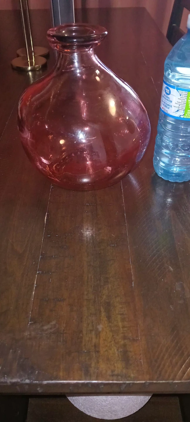 Pink Glass Bud Vase