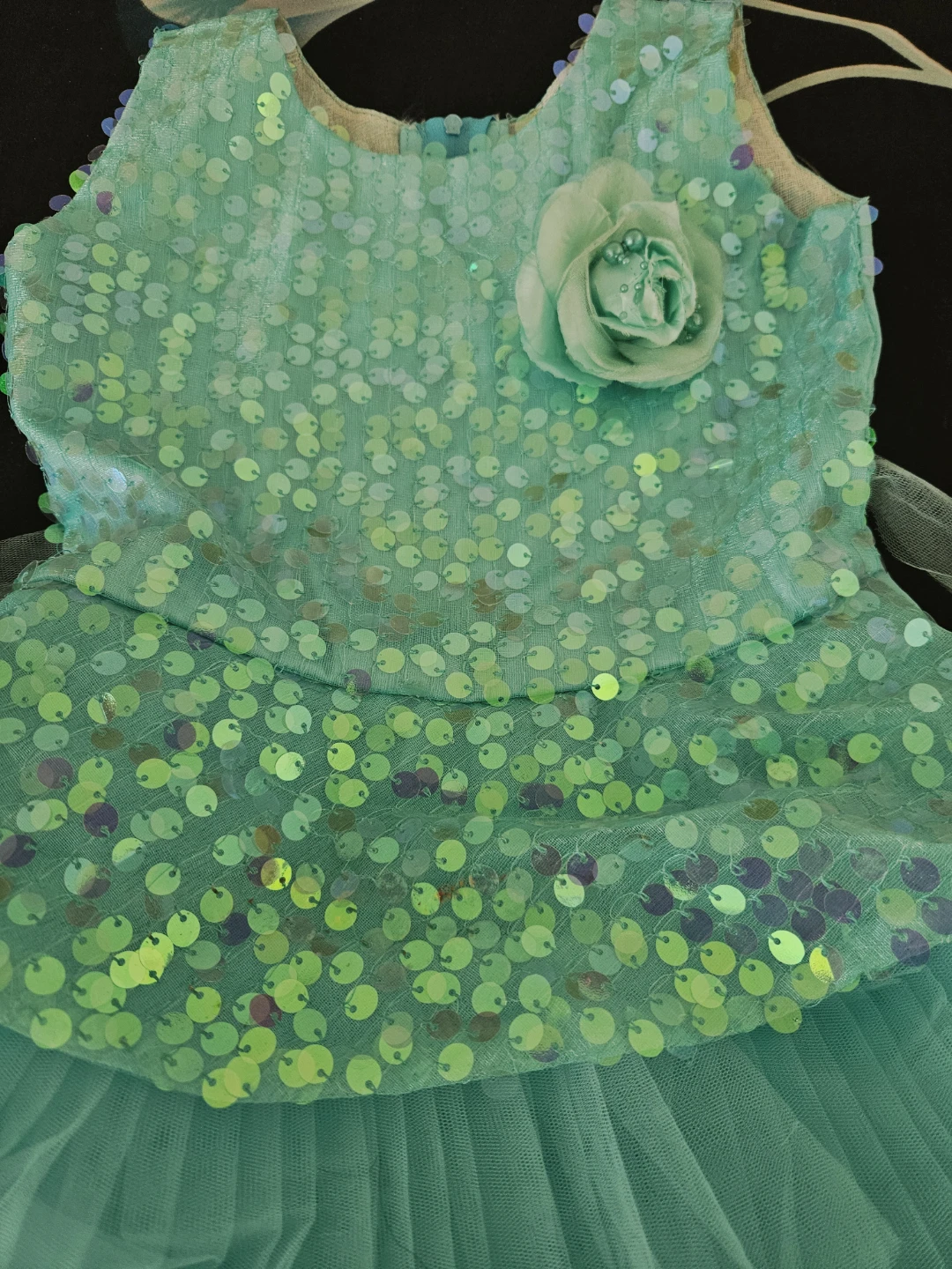 Girls sequin party dress - photo 3
